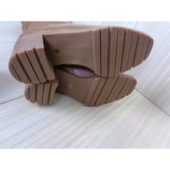 Style & Co Collette Tall Dress Boots Cognac Knee High Boot Womens Size 6 - Picture 6 of 7